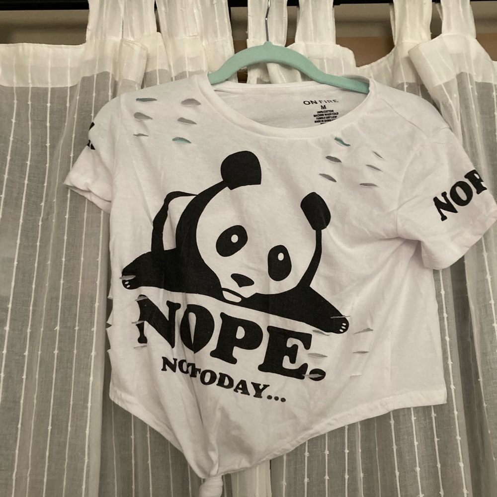 Panda Crop Top